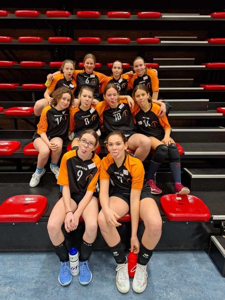 Deze 10 toppers deden woensdag mee aan het volleybaltornooi georganiseerd door d...